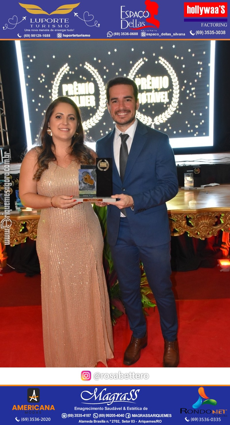 Prêmio Notável e Prêmio Mulher Notável 2025 no Máximus Eventos em Ariquemes Rondônia