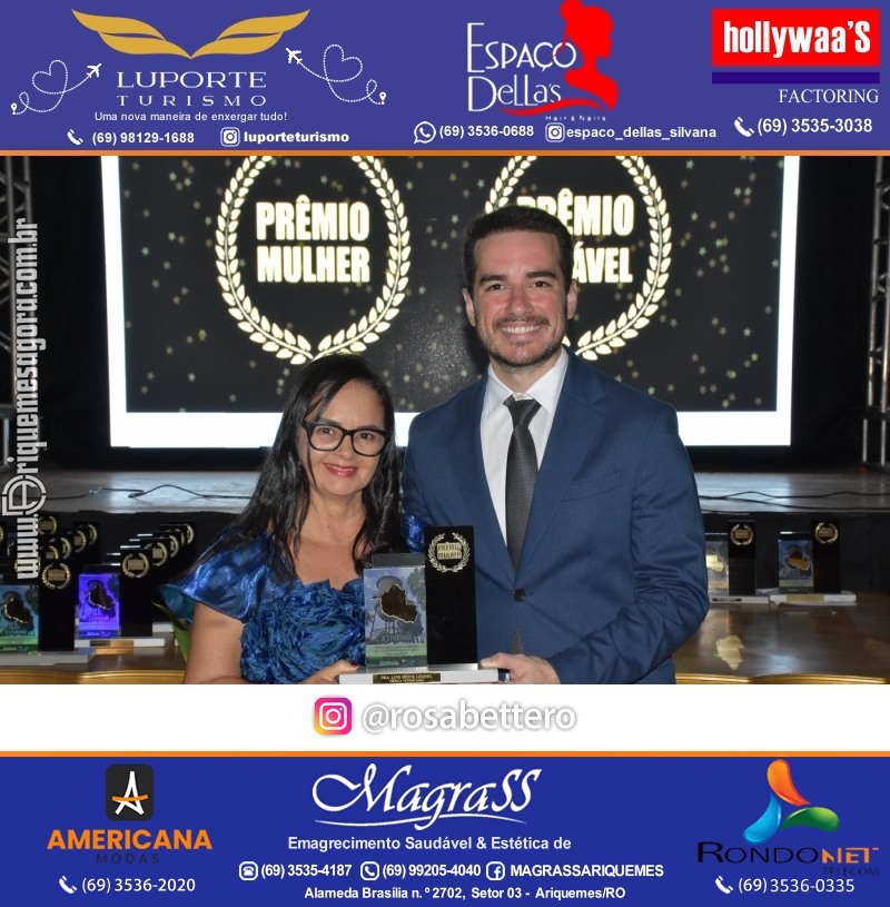 Prêmio Notável e Prêmio Mulher Notável 2025 no Máximus Eventos em Ariquemes Rondônia