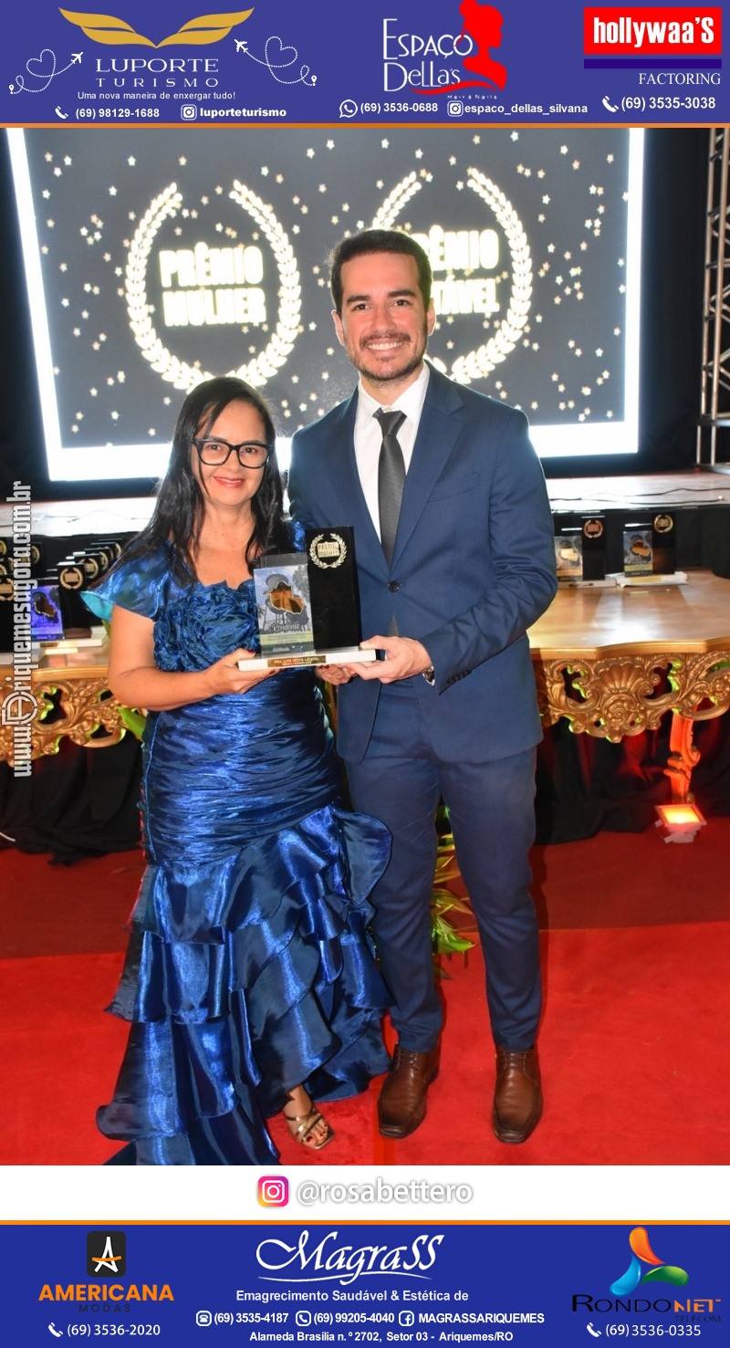 Prêmio Notável e Prêmio Mulher Notável 2025 no Máximus Eventos em Ariquemes Rondônia