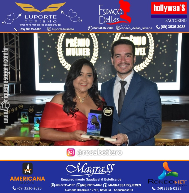 Prêmio Notável e Prêmio Mulher Notável 2025 no Máximus Eventos em Ariquemes Rondônia