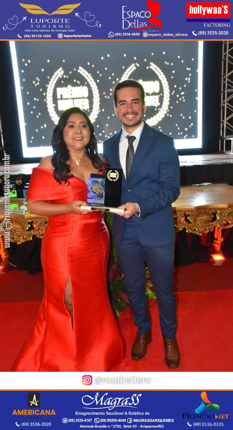 Prêmio Notável e Prêmio Mulher Notável 2025 no Máximus Eventos em Ariquemes Rondônia