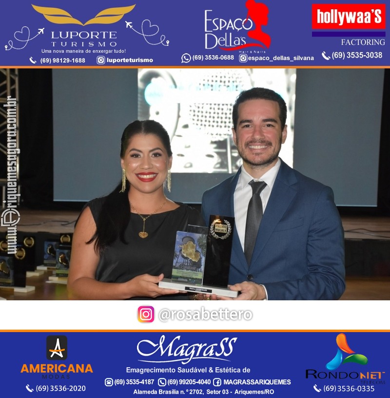 Prêmio Notável e Prêmio Mulher Notável 2025 no Máximus Eventos em Ariquemes Rondônia