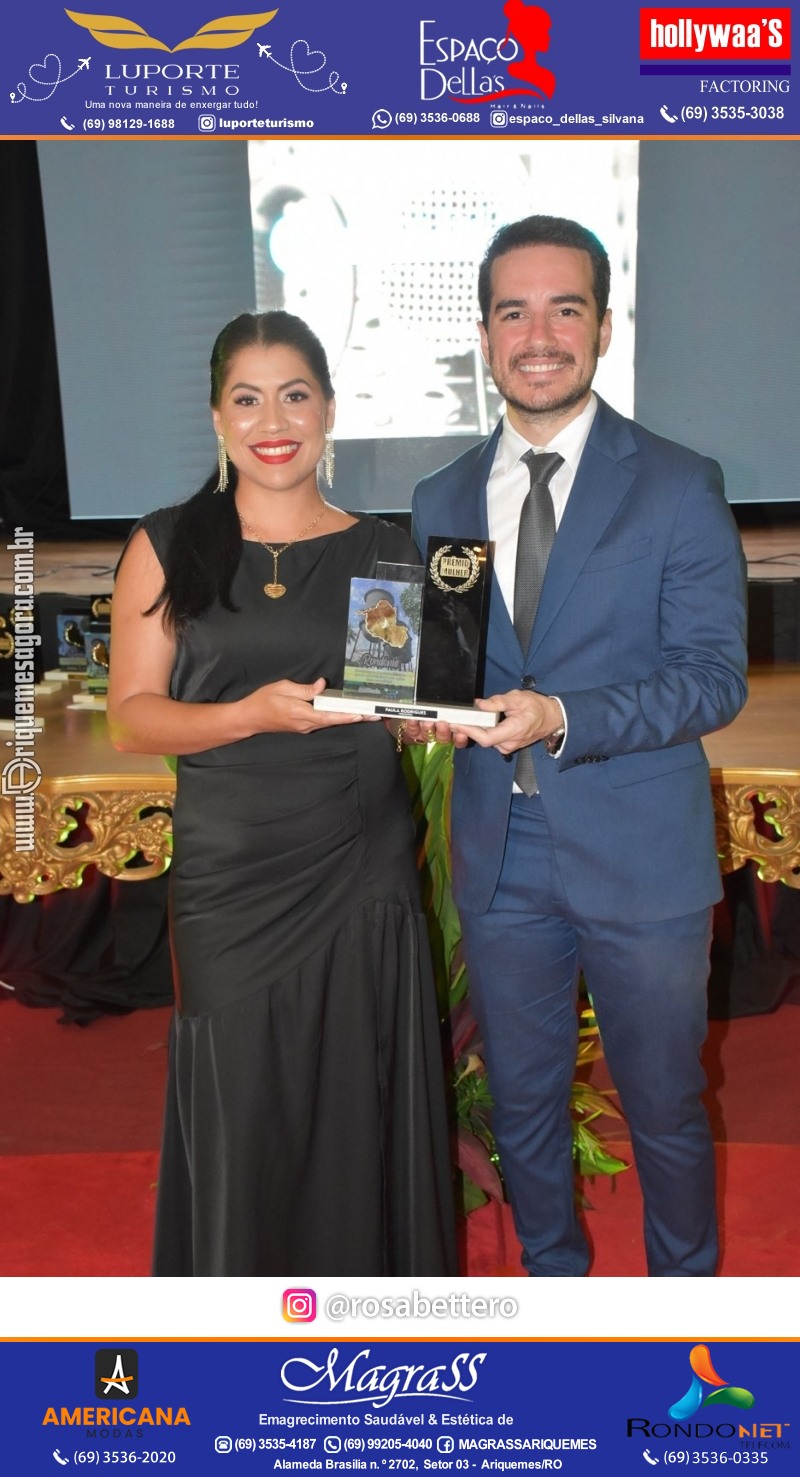 Prêmio Notável e Prêmio Mulher Notável 2025 no Máximus Eventos em Ariquemes Rondônia