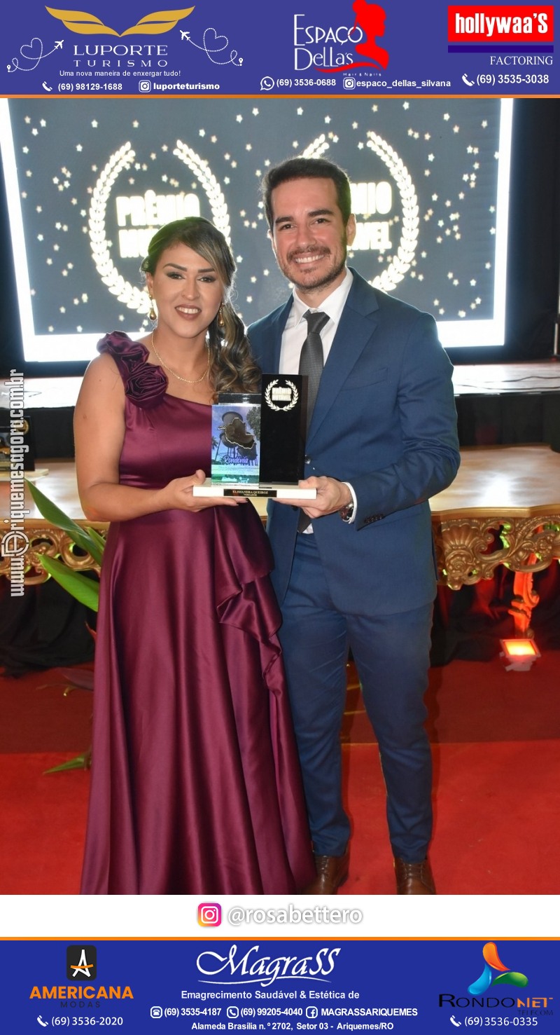 Prêmio Notável e Prêmio Mulher Notável 2025 no Máximus Eventos em Ariquemes Rondônia