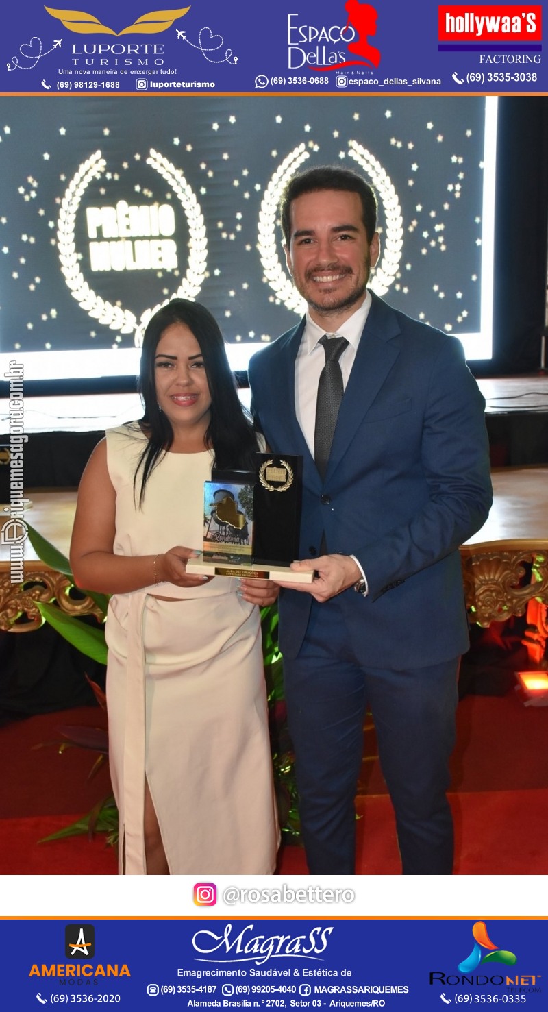 Prêmio Notável e Prêmio Mulher Notável 2025 no Máximus Eventos em Ariquemes Rondônia