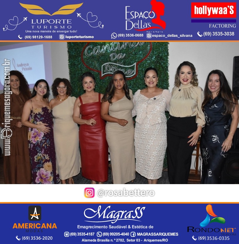 1º CONEXÃO MULHER com Talk Show  em Ariquemes Rondônia
