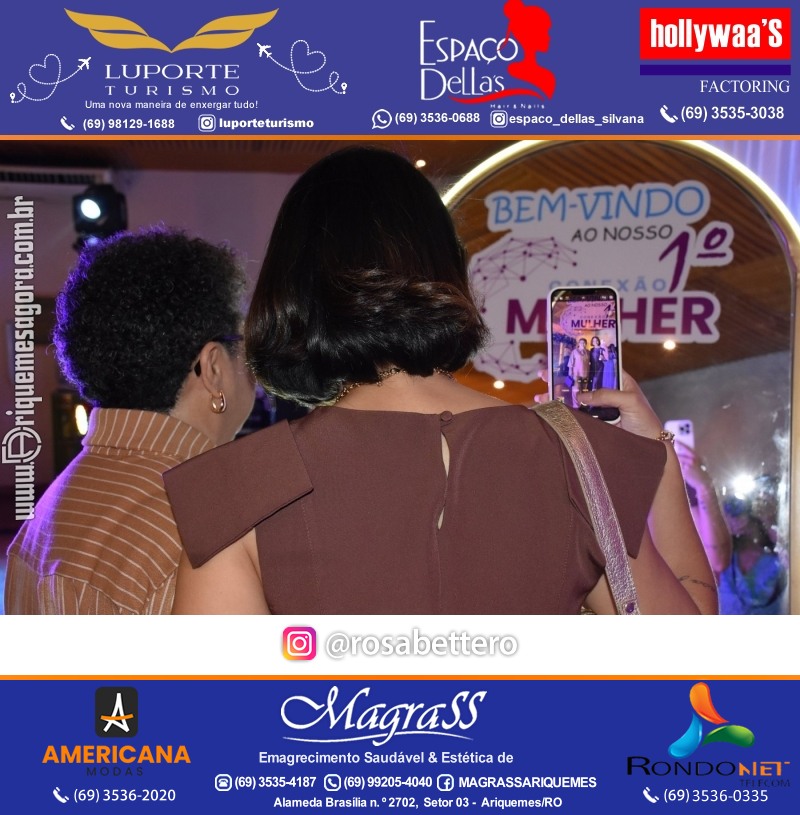 1º CONEXÃO MULHER com Talk Show  em Ariquemes Rondônia