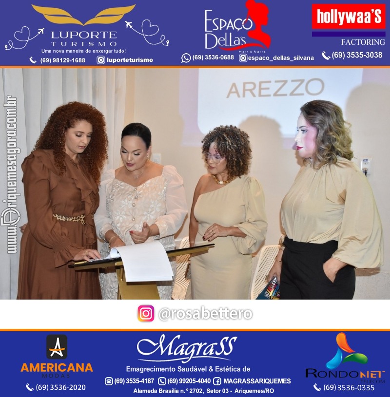 1º CONEXÃO MULHER com Talk Show  em Ariquemes Rondônia