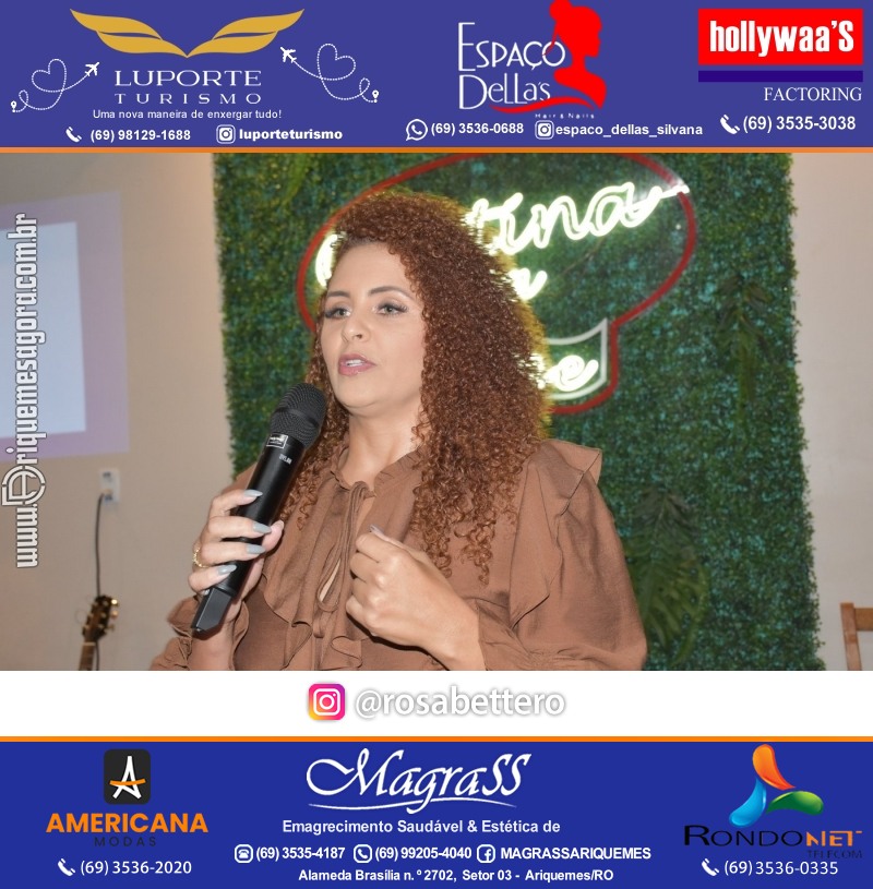 1º CONEXÃO MULHER com Talk Show  em Ariquemes Rondônia