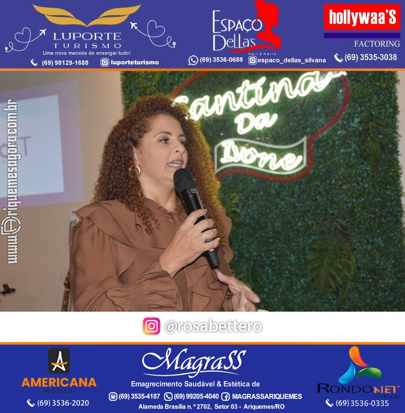 1º CONEXÃO MULHER com Talk Show  em Ariquemes Rondônia