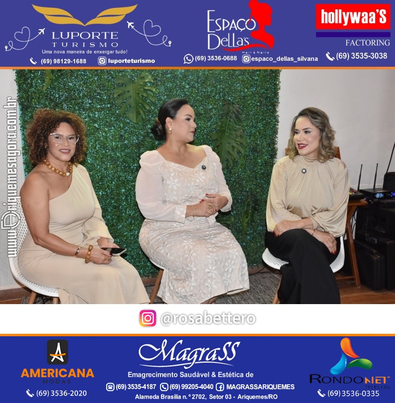 1º CONEXÃO MULHER com Talk Show  em Ariquemes Rondônia
