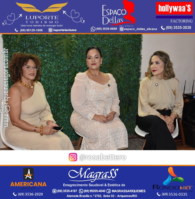 1º CONEXÃO MULHER com Talk Show  em Ariquemes Rondônia