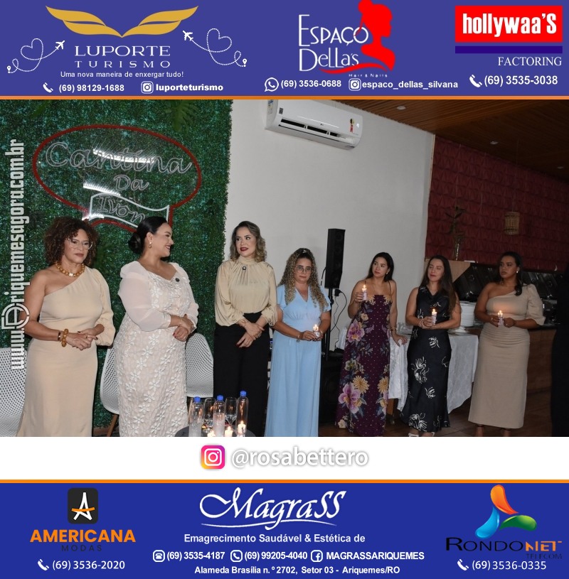 1º CONEXÃO MULHER com Talk Show  em Ariquemes Rondônia