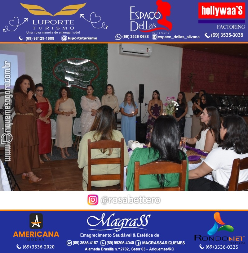 1º CONEXÃO MULHER com Talk Show  em Ariquemes Rondônia