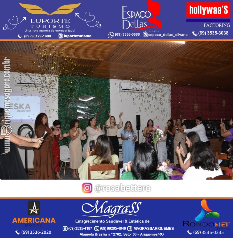 1º CONEXÃO MULHER com Talk Show  em Ariquemes Rondônia