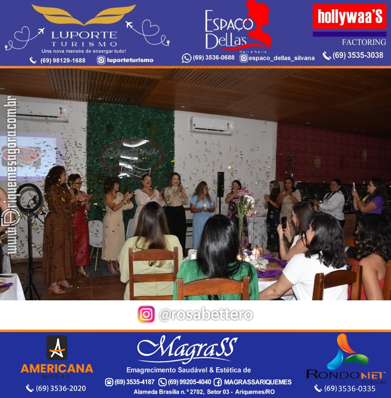 1º CONEXÃO MULHER com Talk Show  em Ariquemes Rondônia