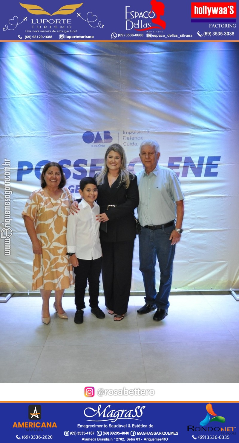 Solenidade de Posse dos Membros da Diretoria da subseção de Ariquemes OAB eleitos para a gestão 2025 - 2027