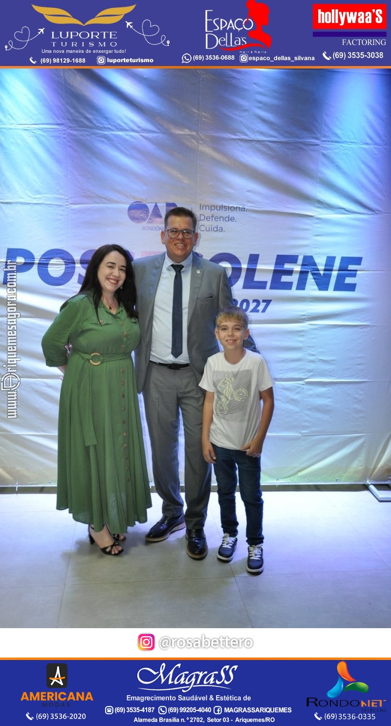 Solenidade de Posse dos Membros da Diretoria da subseção de Ariquemes OAB eleitos para a gestão 2025 - 2027
