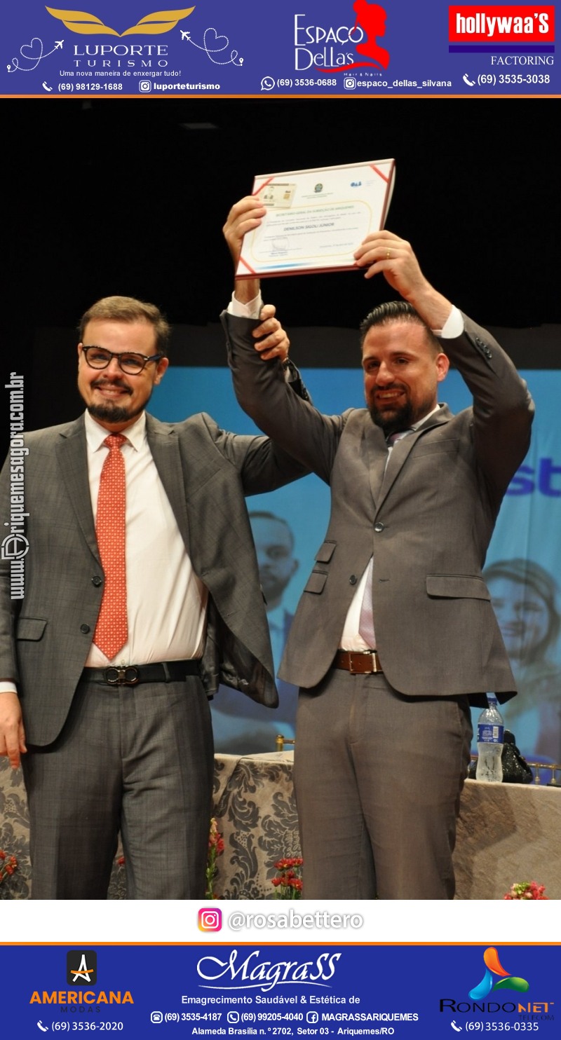 Solenidade de Posse dos Membros da Diretoria da subseção de Ariquemes OAB eleitos para a gestão 2025 - 2027