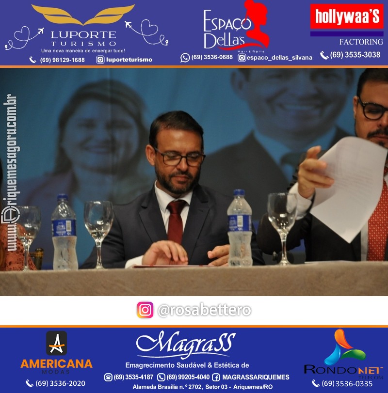 Solenidade de Posse dos Membros da Diretoria da subseção de Ariquemes OAB eleitos para a gestão 2025 - 2027