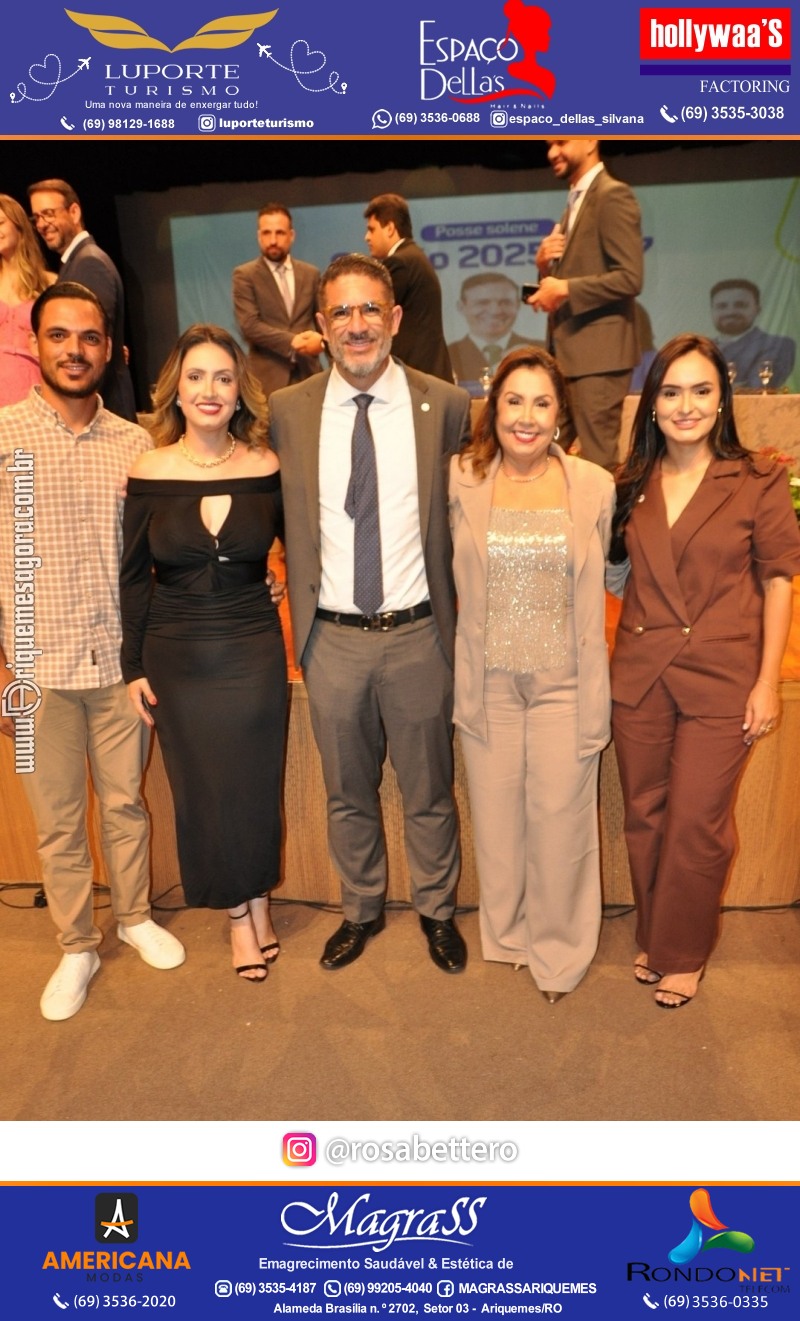 Solenidade de Posse dos Membros da Diretoria da subseção de Ariquemes OAB eleitos para a gestão 2025 - 2027