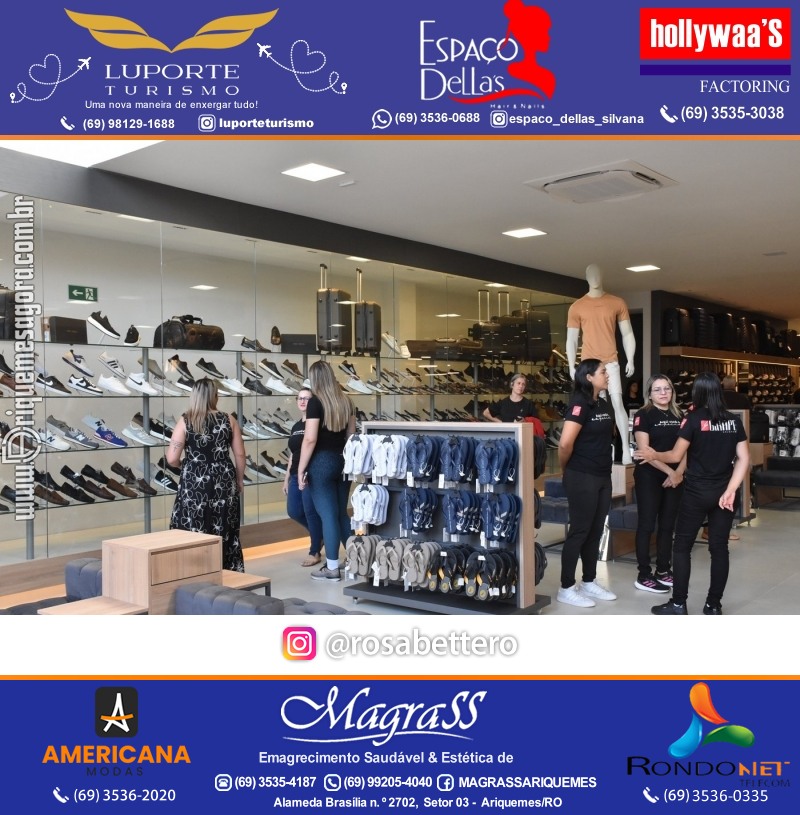 Inauguração GIRAPÉ CALÇADOS Ariquemes Rondônia