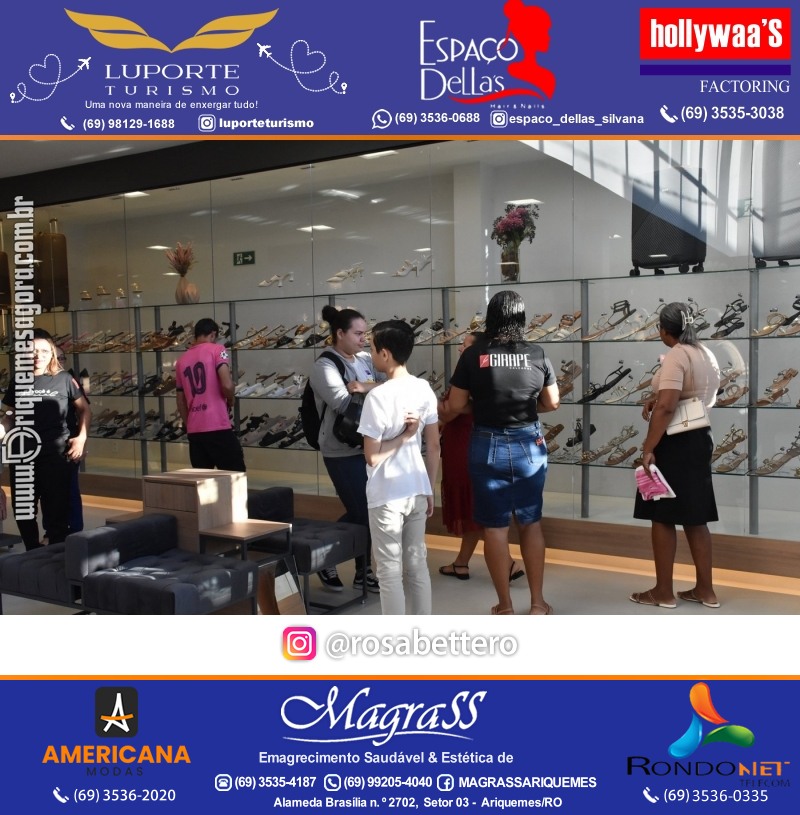 Inauguração GIRAPÉ CALÇADOS Ariquemes Rondônia