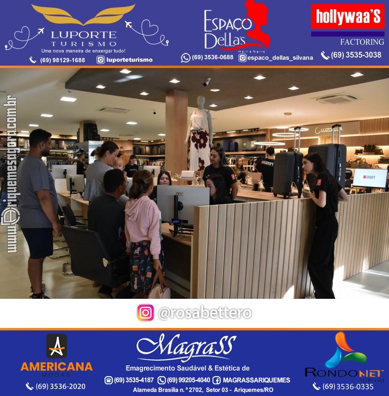 Inauguração GIRAPÉ CALÇADOS Ariquemes Rondônia
