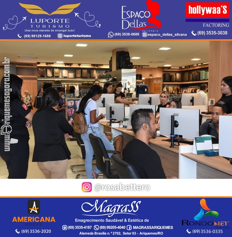 Inauguração GIRAPÉ CALÇADOS Ariquemes Rondônia