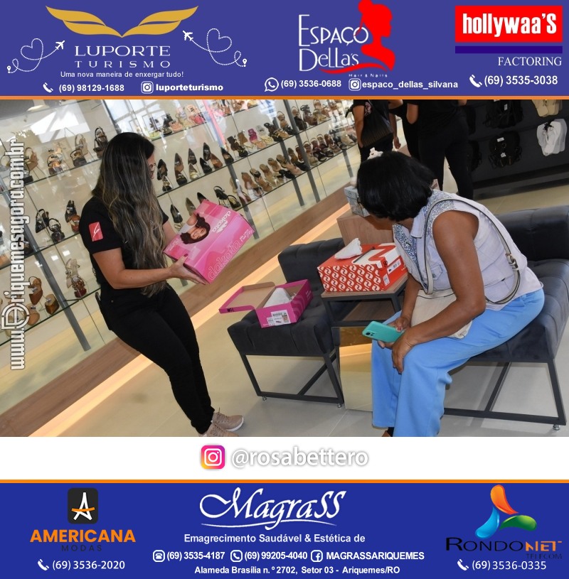 Inauguração GIRAPÉ CALÇADOS Ariquemes Rondônia