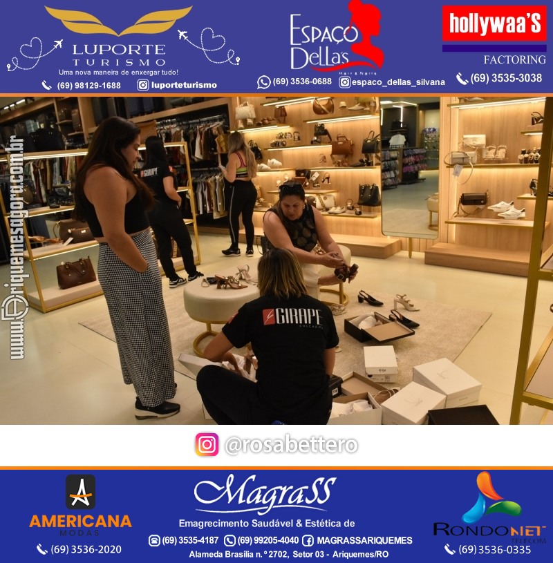 Inauguração GIRAPÉ CALÇADOS Ariquemes Rondônia