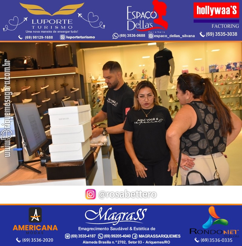 Inauguração GIRAPÉ CALÇADOS Ariquemes Rondônia