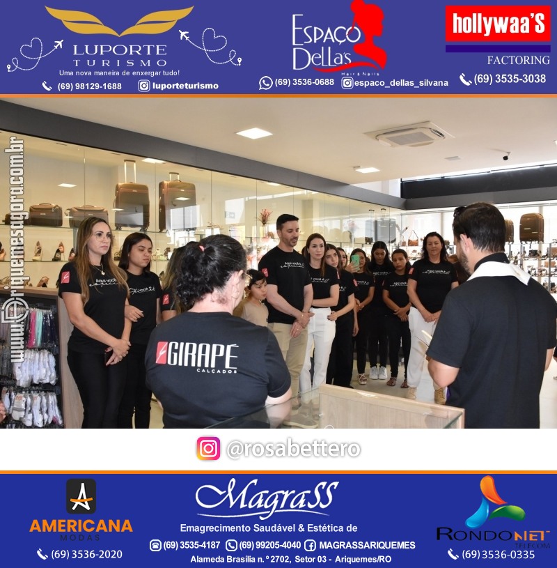 Inauguração GIRAPÉ CALÇADOS Ariquemes Rondônia