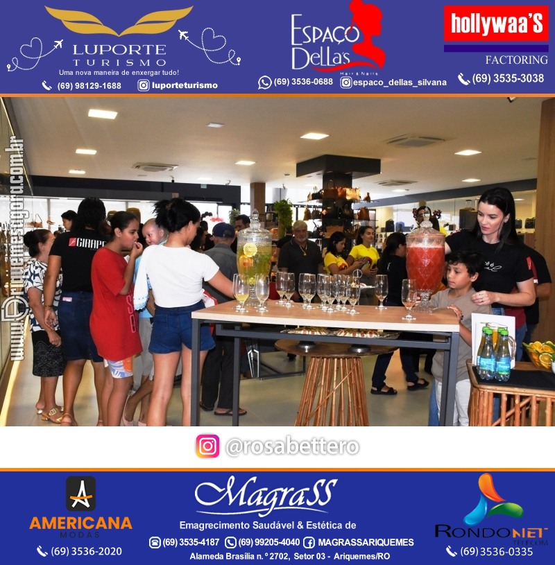 Inauguração GIRAPÉ CALÇADOS Ariquemes Rondônia