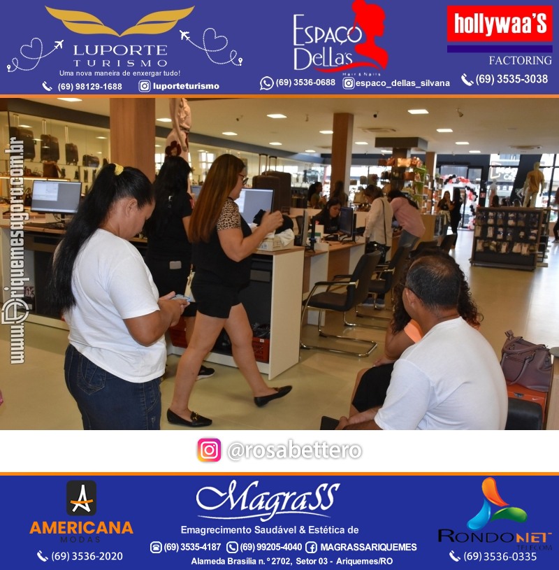 Inauguração GIRAPÉ CALÇADOS Ariquemes Rondônia