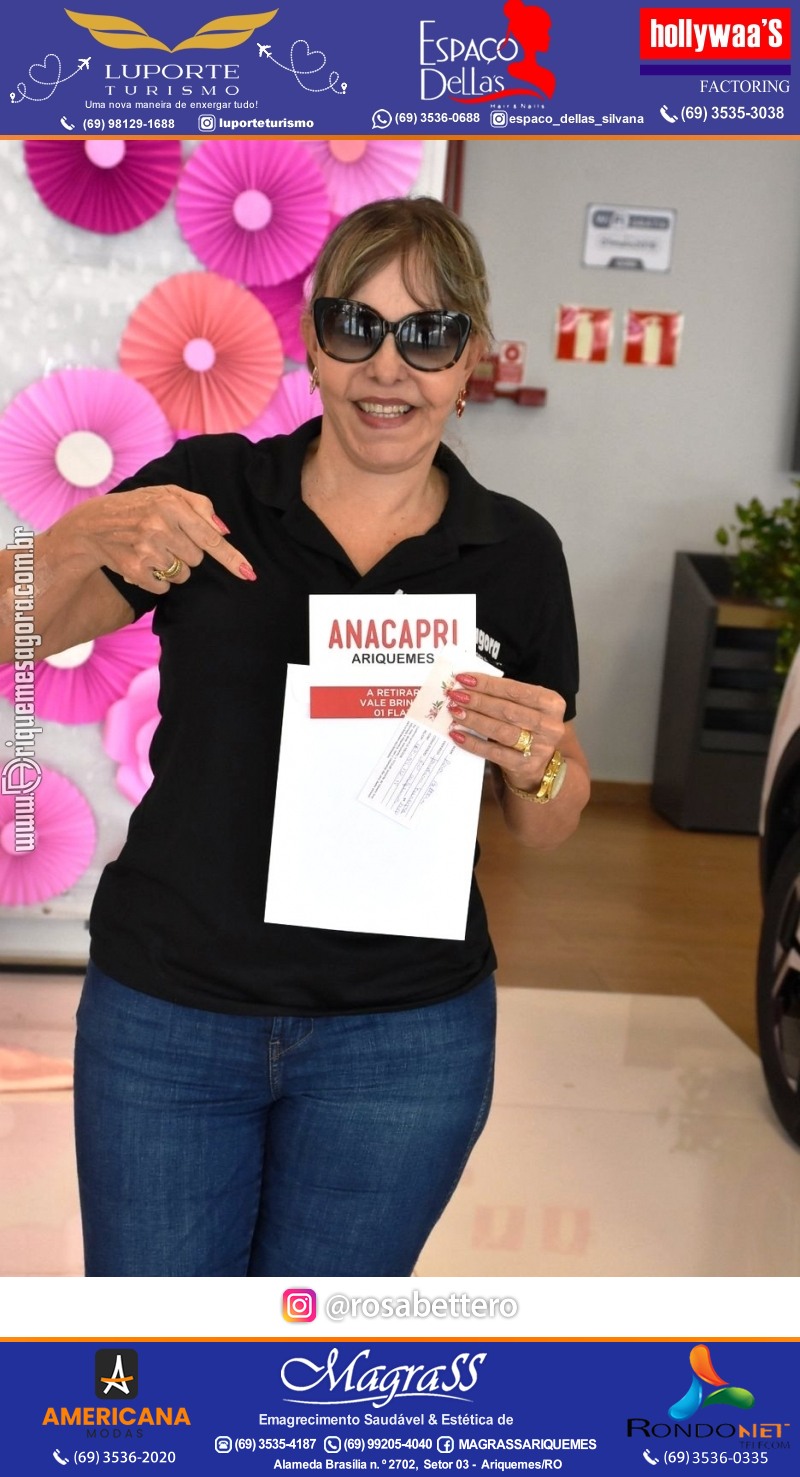 Café da manhã na GIMA em Ariquemes em comemoração DIA DAS MÃES com sorteio de brindes