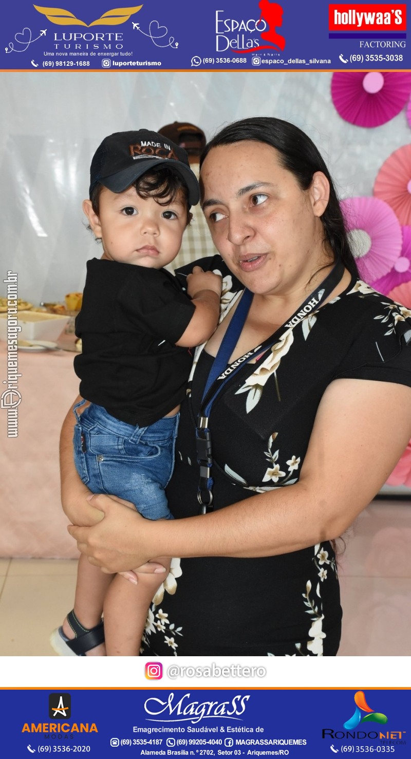 Café da manhã na GIMA em Ariquemes em comemoração DIA DAS MÃES com sorteio de brindes