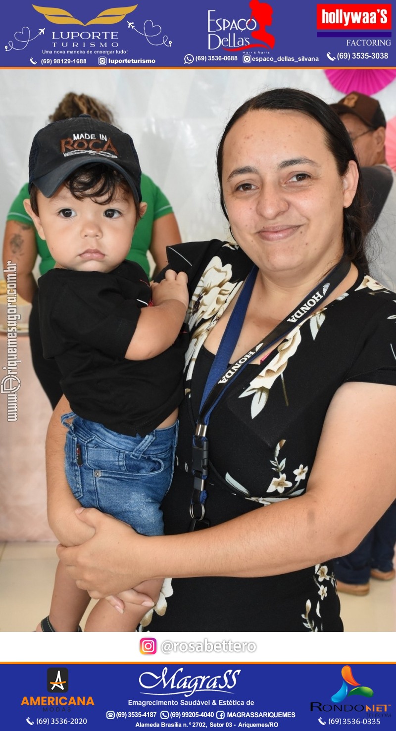 Café da manhã na GIMA em Ariquemes em comemoração DIA DAS MÃES com sorteio de brindes