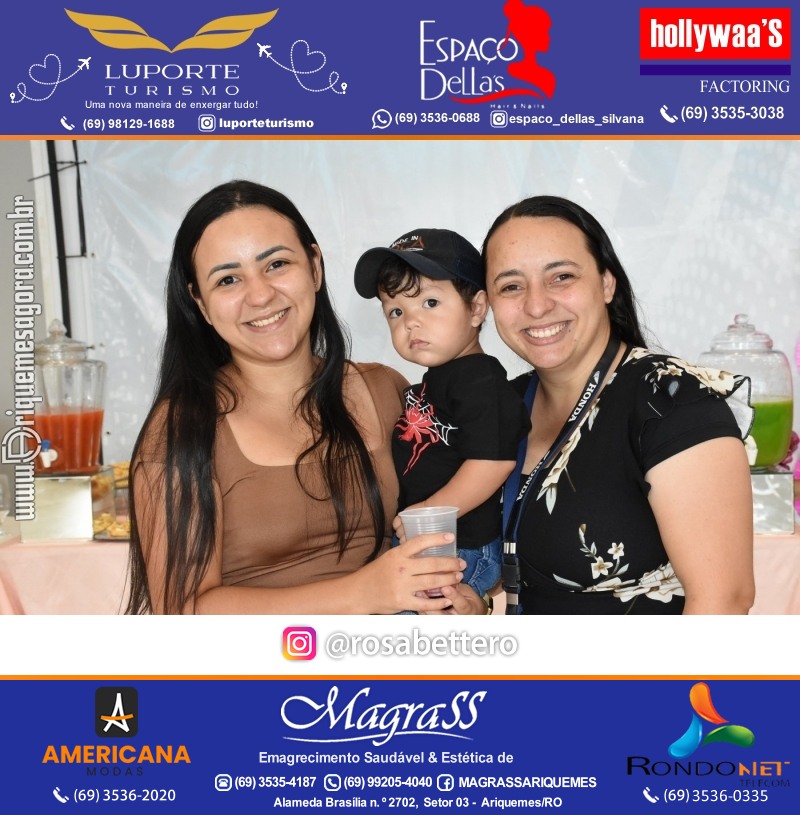 Café da manhã na GIMA em Ariquemes em comemoração DIA DAS MÃES com sorteio de brindes