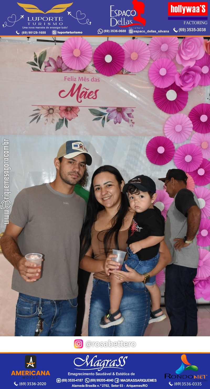 Café da manhã na GIMA em Ariquemes em comemoração DIA DAS MÃES com sorteio de brindes