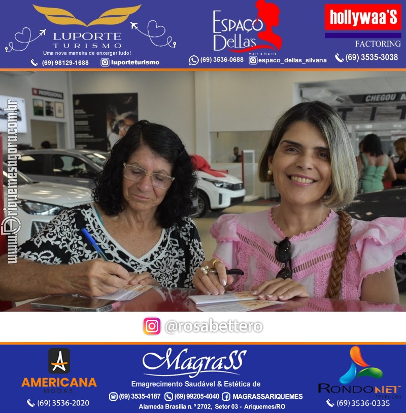 Café da manhã na GIMA em Ariquemes em comemoração DIA DAS MÃES com sorteio de brindes