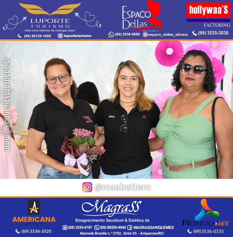 Café da manhã na GIMA em Ariquemes em comemoração DIA DAS MÃES com sorteio de brindes
