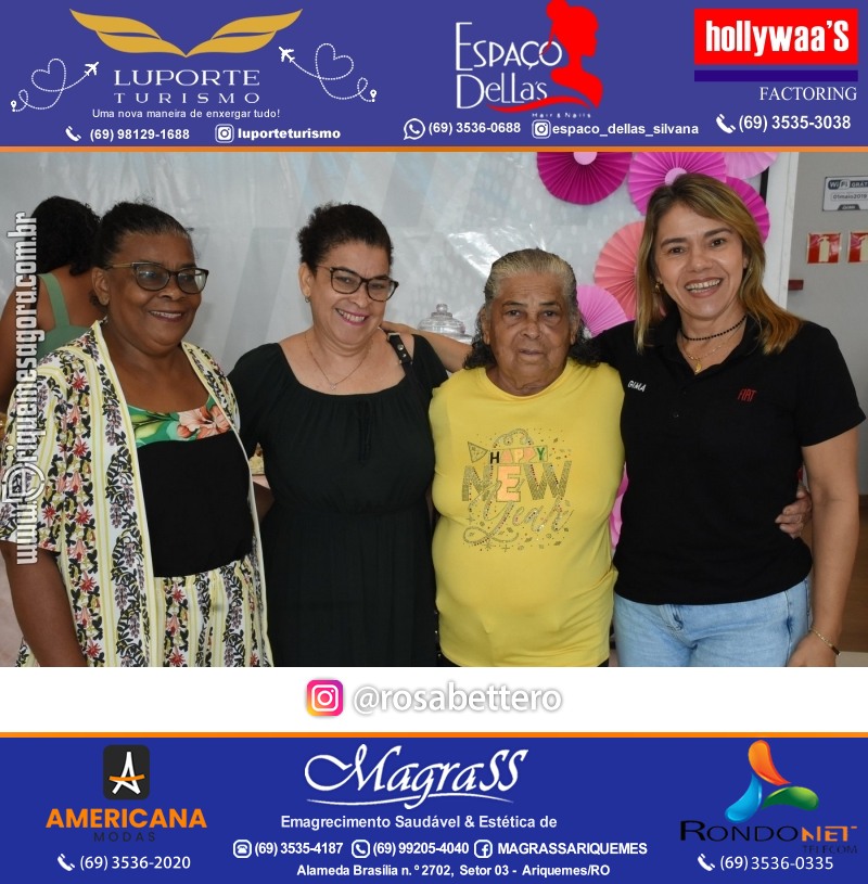 Café da manhã na GIMA em Ariquemes em comemoração DIA DAS MÃES com sorteio de brindes