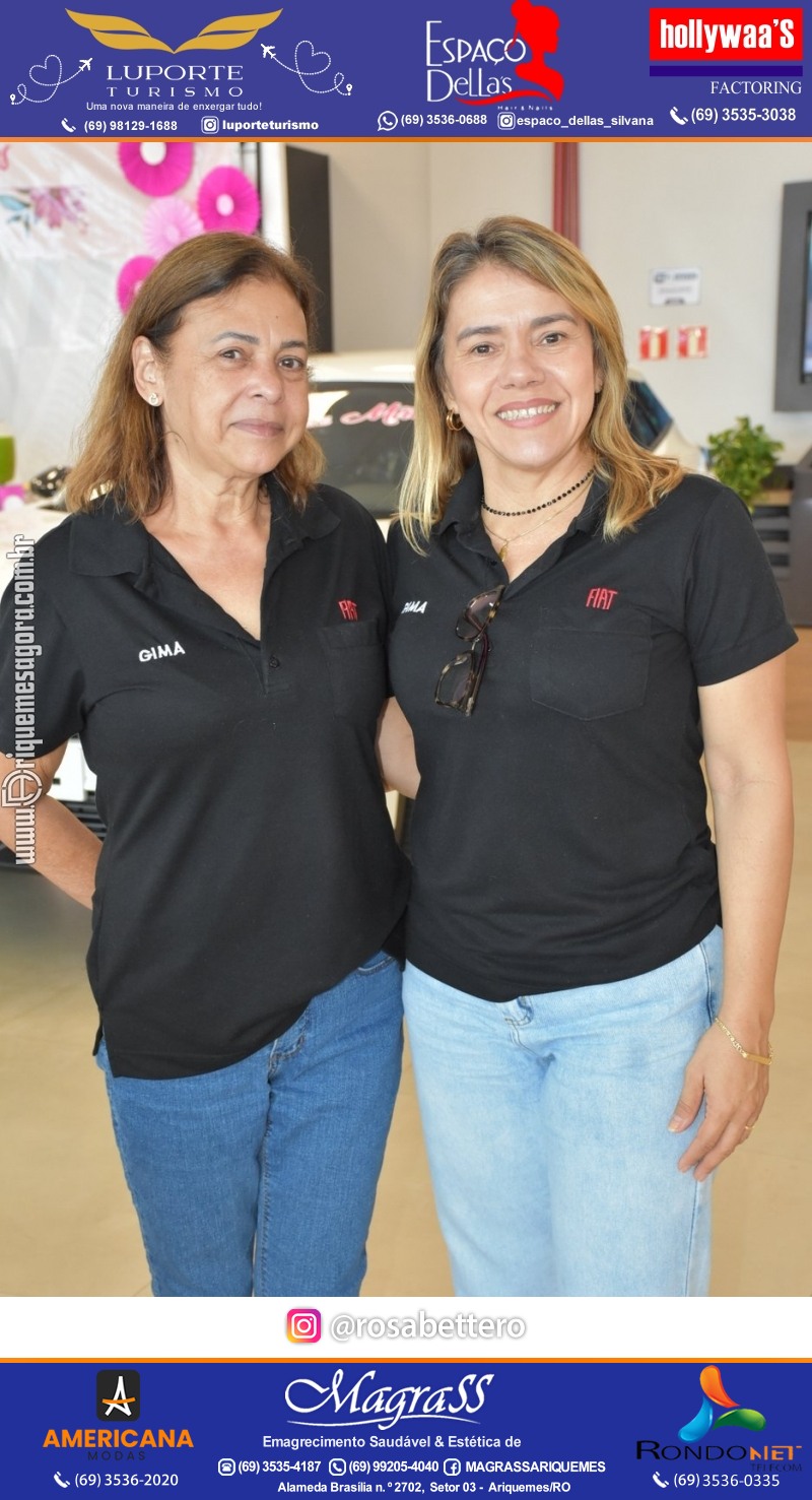 Café da manhã na GIMA em Ariquemes em comemoração DIA DAS MÃES com sorteio de brindes