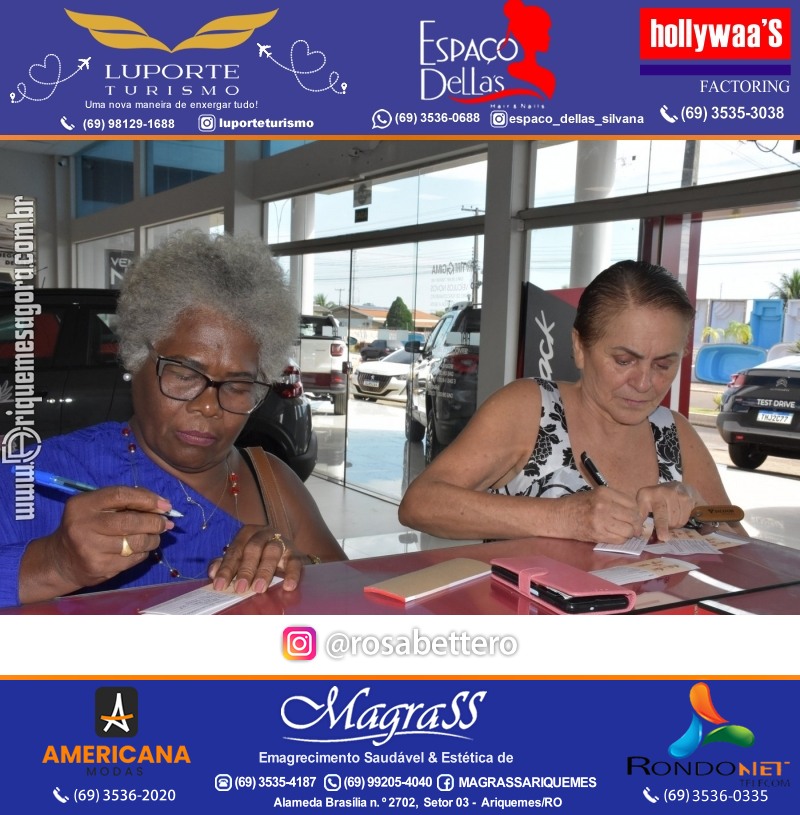 Café da manhã na GIMA em Ariquemes em comemoração DIA DAS MÃES com sorteio de brindes