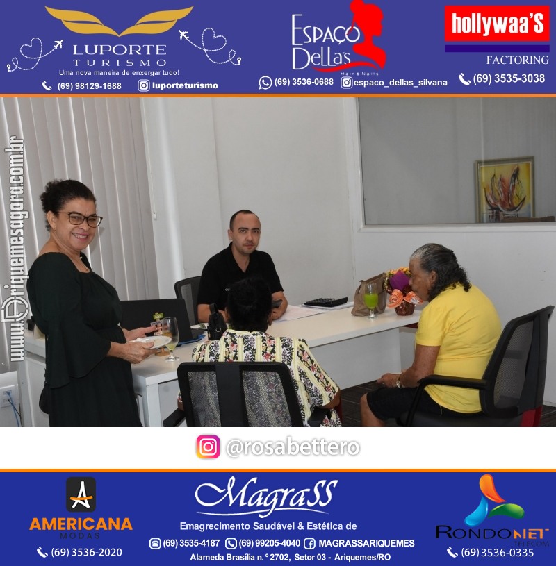 Café da manhã na GIMA em Ariquemes em comemoração DIA DAS MÃES com sorteio de brindes