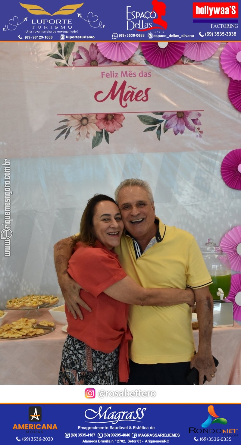 Café da manhã na GIMA em Ariquemes em comemoração DIA DAS MÃES com sorteio de brindes
