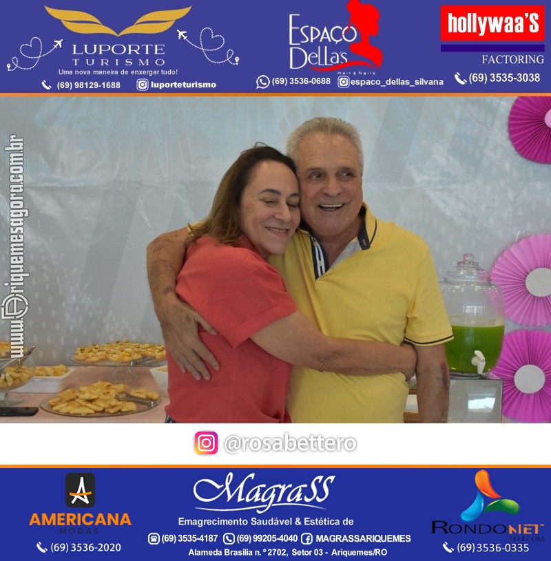 Café da manhã na GIMA em Ariquemes em comemoração DIA DAS MÃES com sorteio de brindes
