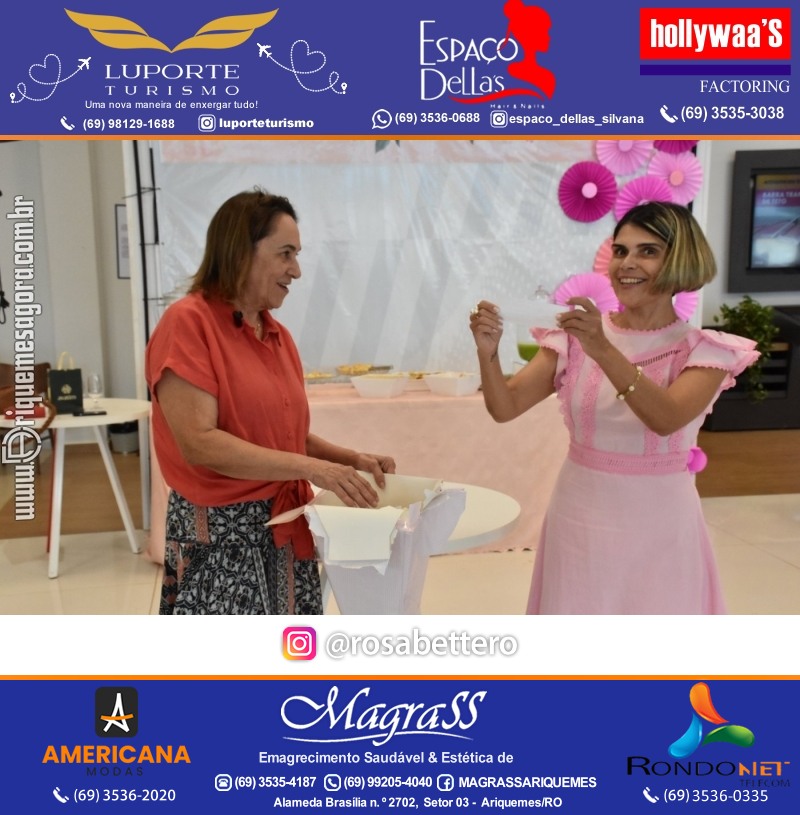 Café da manhã na GIMA em Ariquemes em comemoração DIA DAS MÃES com sorteio de brindes