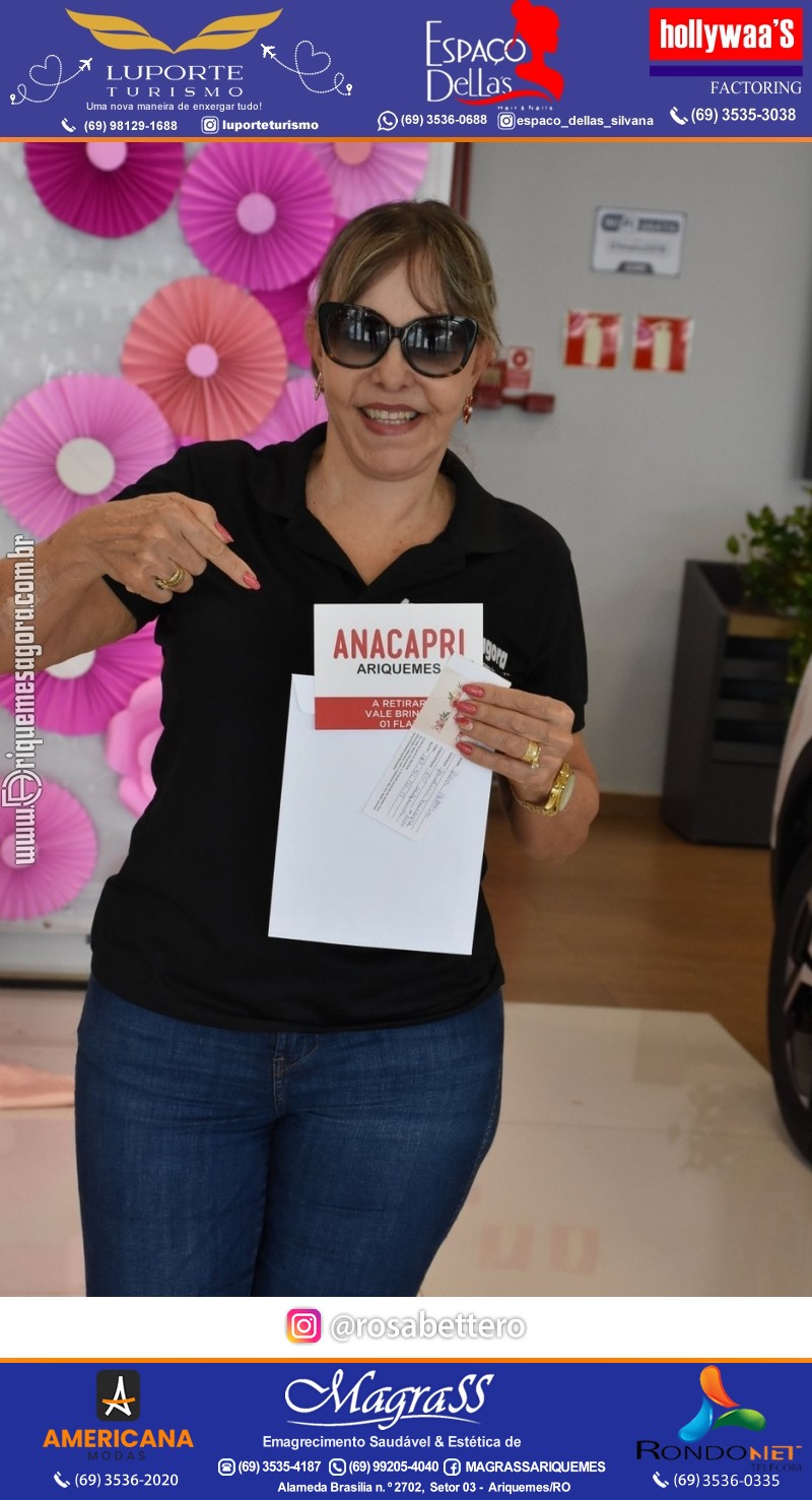 Café da manhã na GIMA em Ariquemes em comemoração DIA DAS MÃES com sorteio de brindes